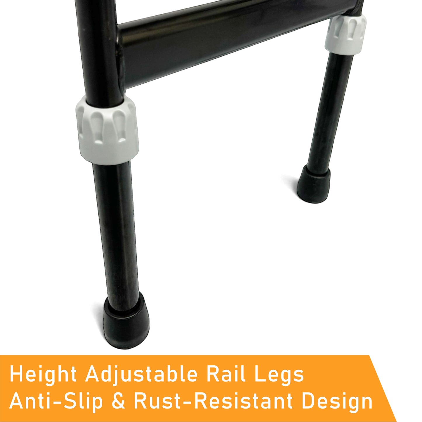 ViN BR03 |  Bedside Rail with Legs Foldable Flip Down Function