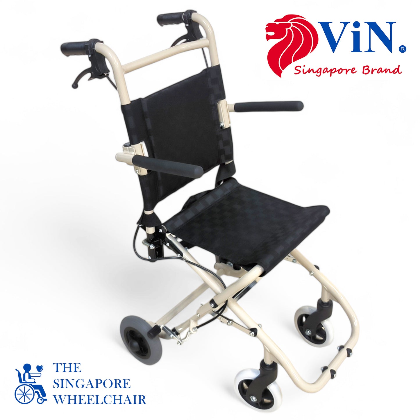 ViN YK800 | Travel Pushchair - Flip-up Armrest + Haversack bag Carrier + Cabin Approved Size