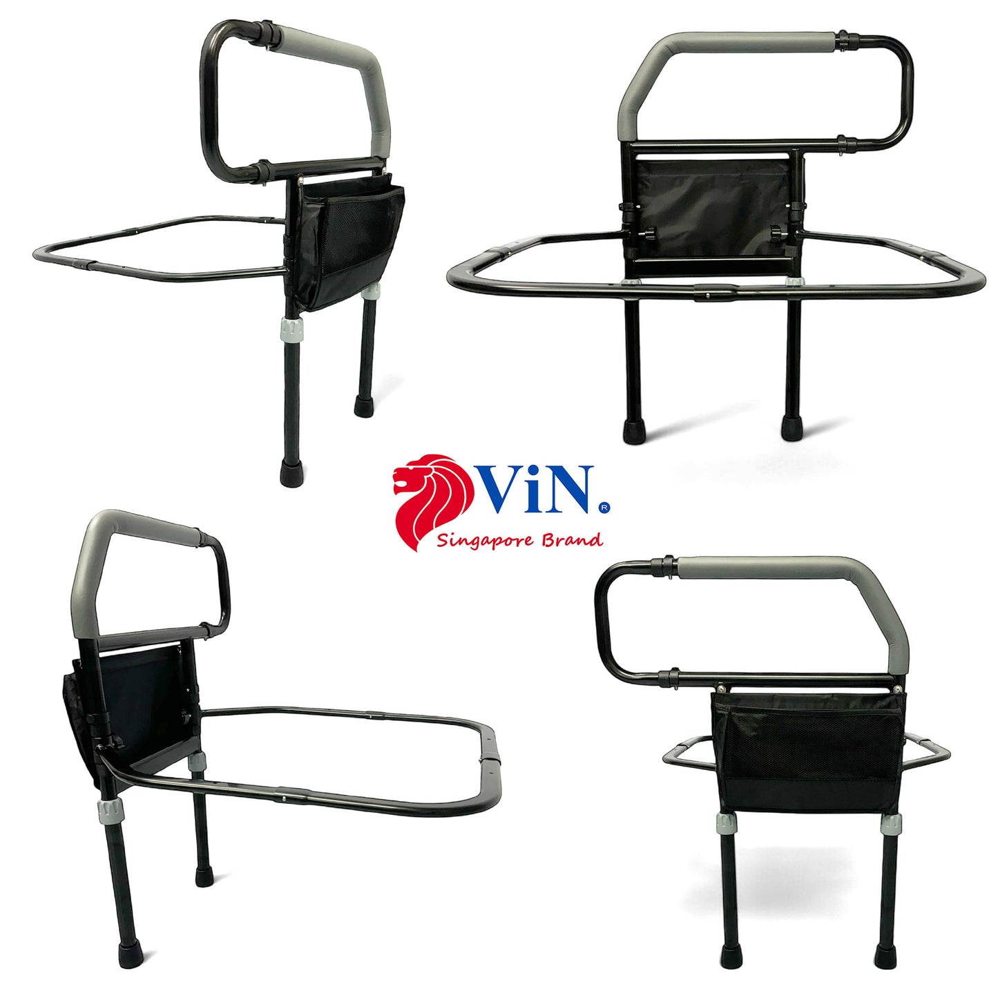 ViN BR01 |  Bedside Rail with Legs Foldable