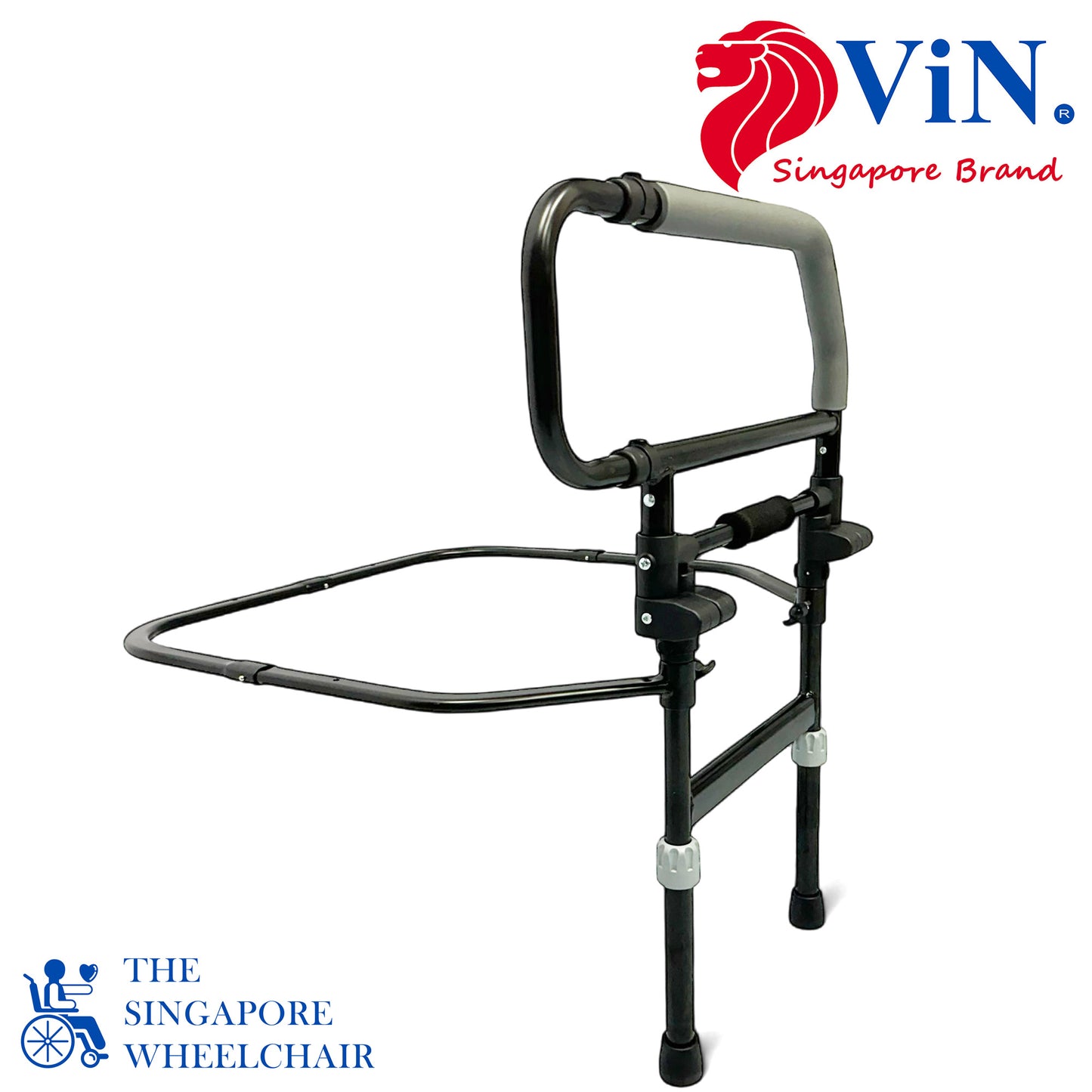 ViN BR03 |  Bedside Rail with Legs Foldable Flip Down Function