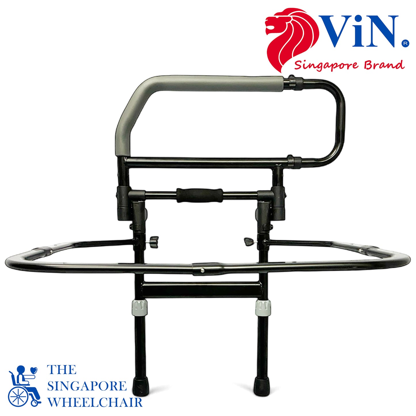 ViN BR03 |  Bedside Rail with Legs Foldable Flip Down Function