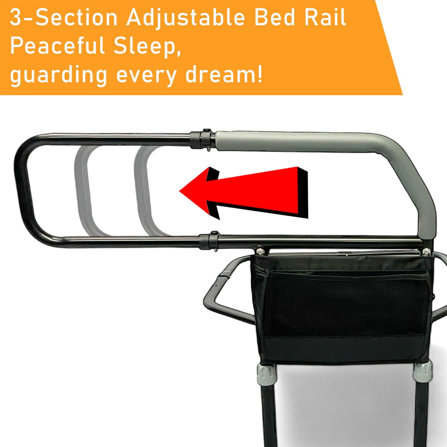 ViN BR01 |  Bedside Rail with Legs Foldable