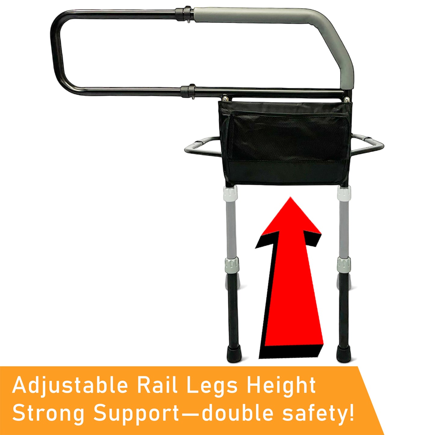 ViN BR01 |  Bedside Rail with Legs Foldable