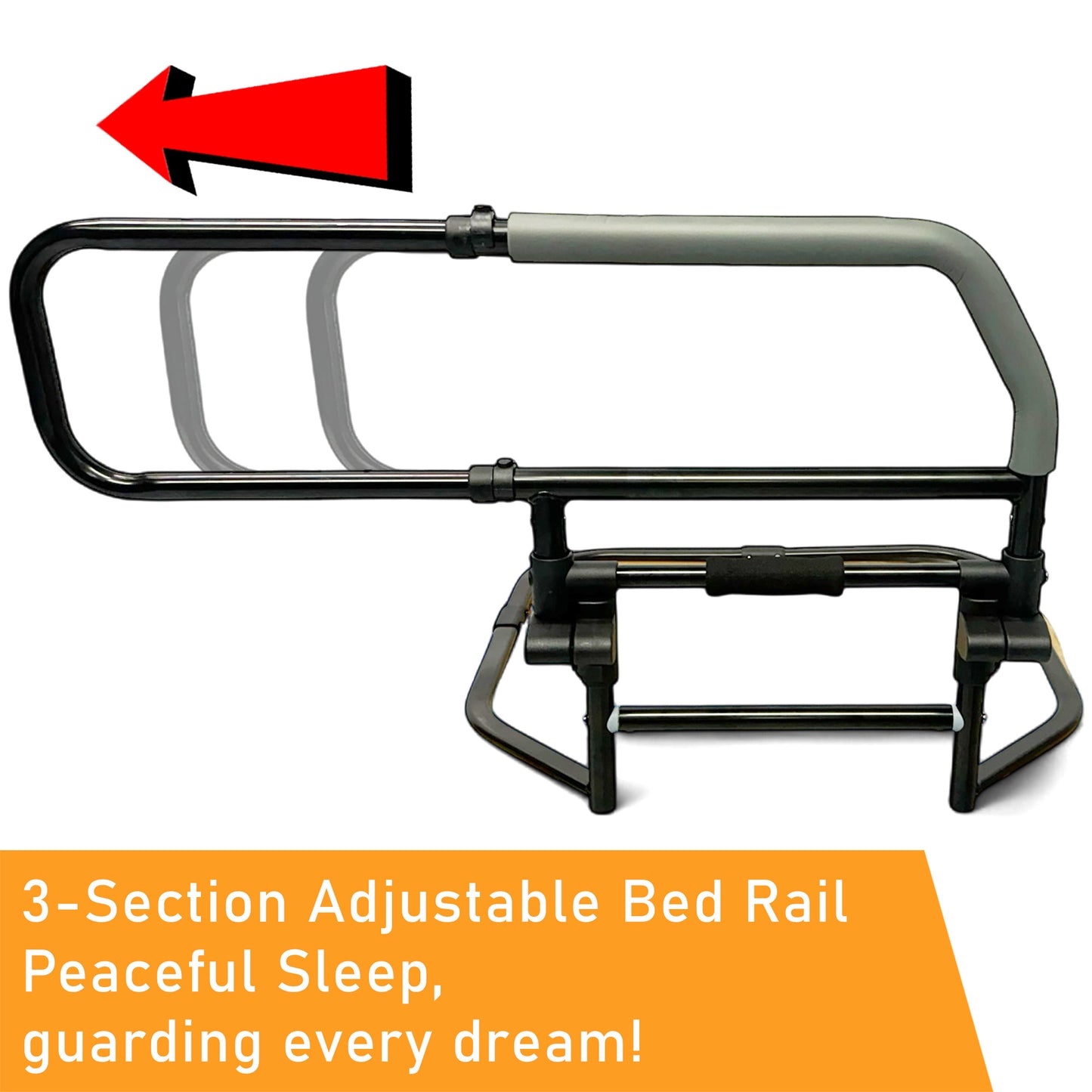 ViN BR02 |  Bedside Rail with Flip Down Function