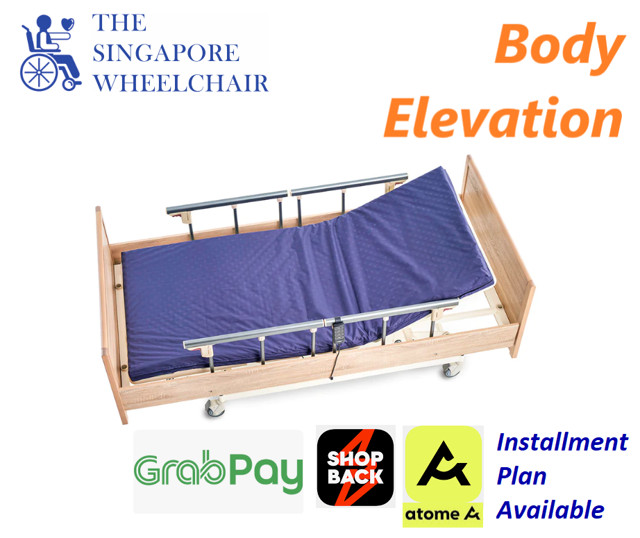 Bion Bed | 02525 - Homecare Bed H100 Electric Medical Hospital Nursing Bed