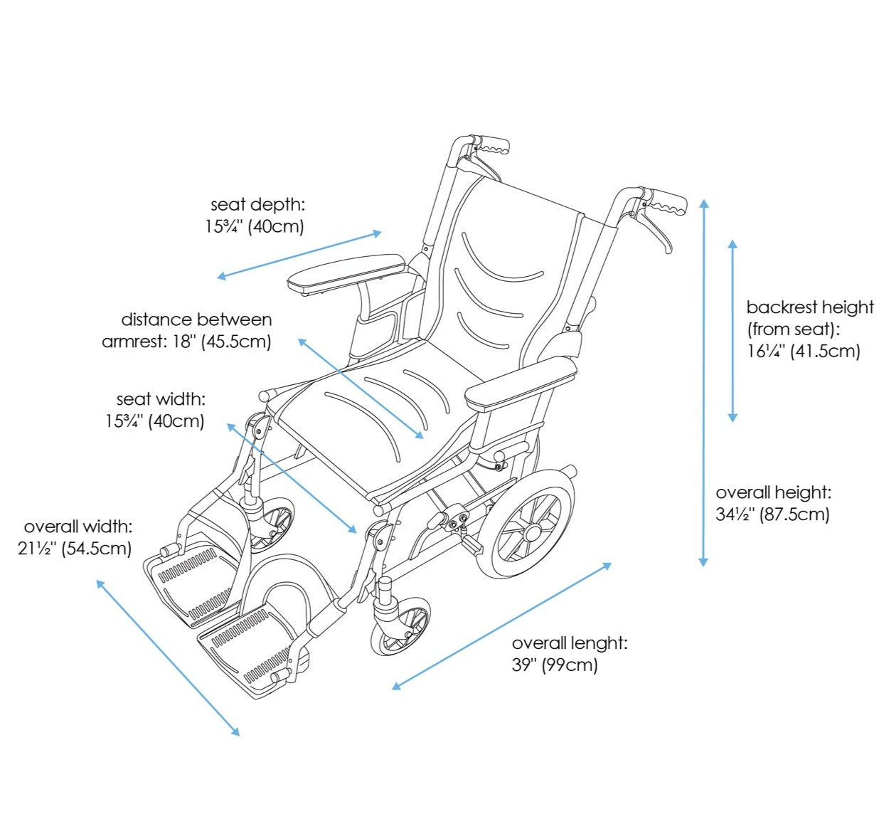 Bion | 02311 Comfy Pushchair 3G (15 3/4 Inch Seat Width )