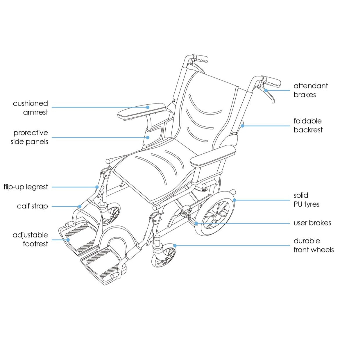 Bion | 02311 Comfy Pushchair 3G (15 3/4 Inch Seat Width )