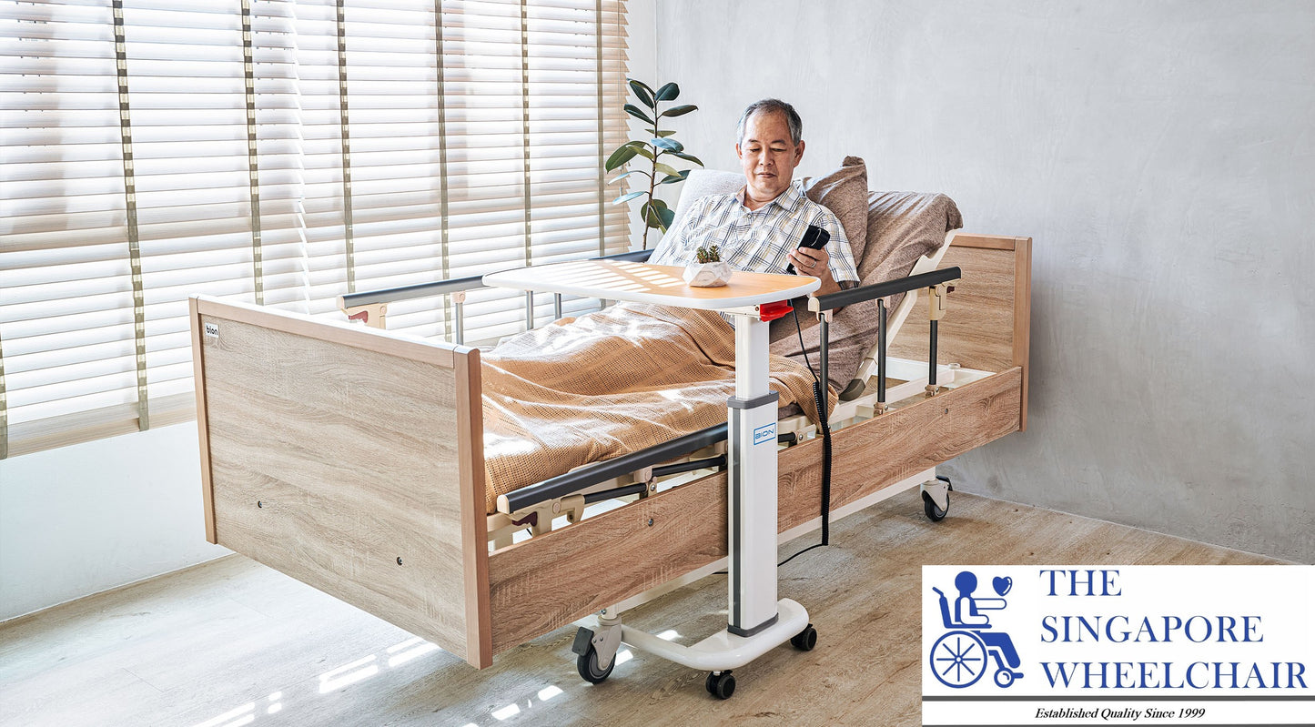 Bion Bed | 02525 - Homecare Bed H100 Electric Medical Hospital Nursing Bed