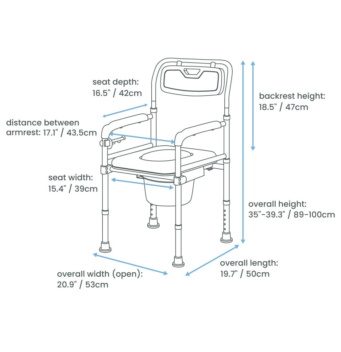 Bion | 02295 Bion Commode, Stationary 103